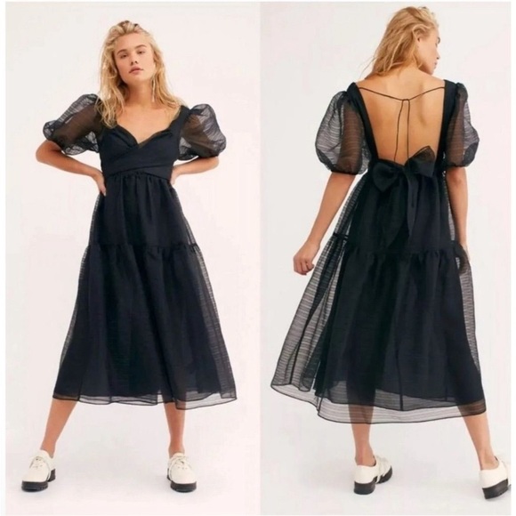 Free People Dresses & Skirts - FREE PEOPLE Hailey Party‎ Dress black size 0